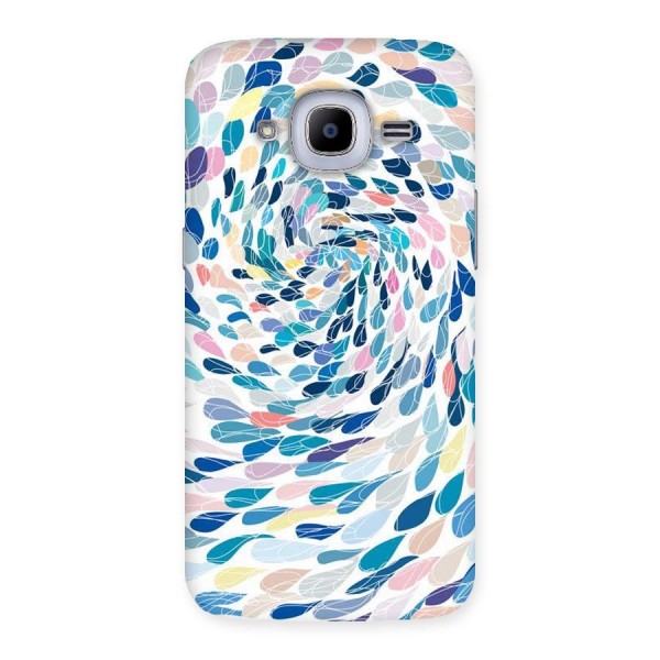 Color Droplets Swirls Back Case for Samsung Galaxy J2 2016